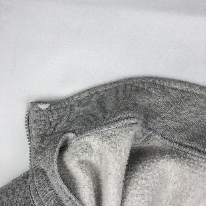 90'S Russell Half-Zip Sweatshirt, Men's XXL (approx.), Vintage polyester gray type Vintage Second Hand