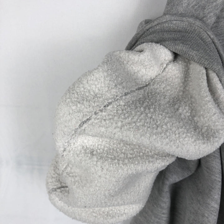 90'S Russell Half-Zip Sweatshirt, Men's XXL (approx.), Vintage polyester gray type Vintage Second Hand