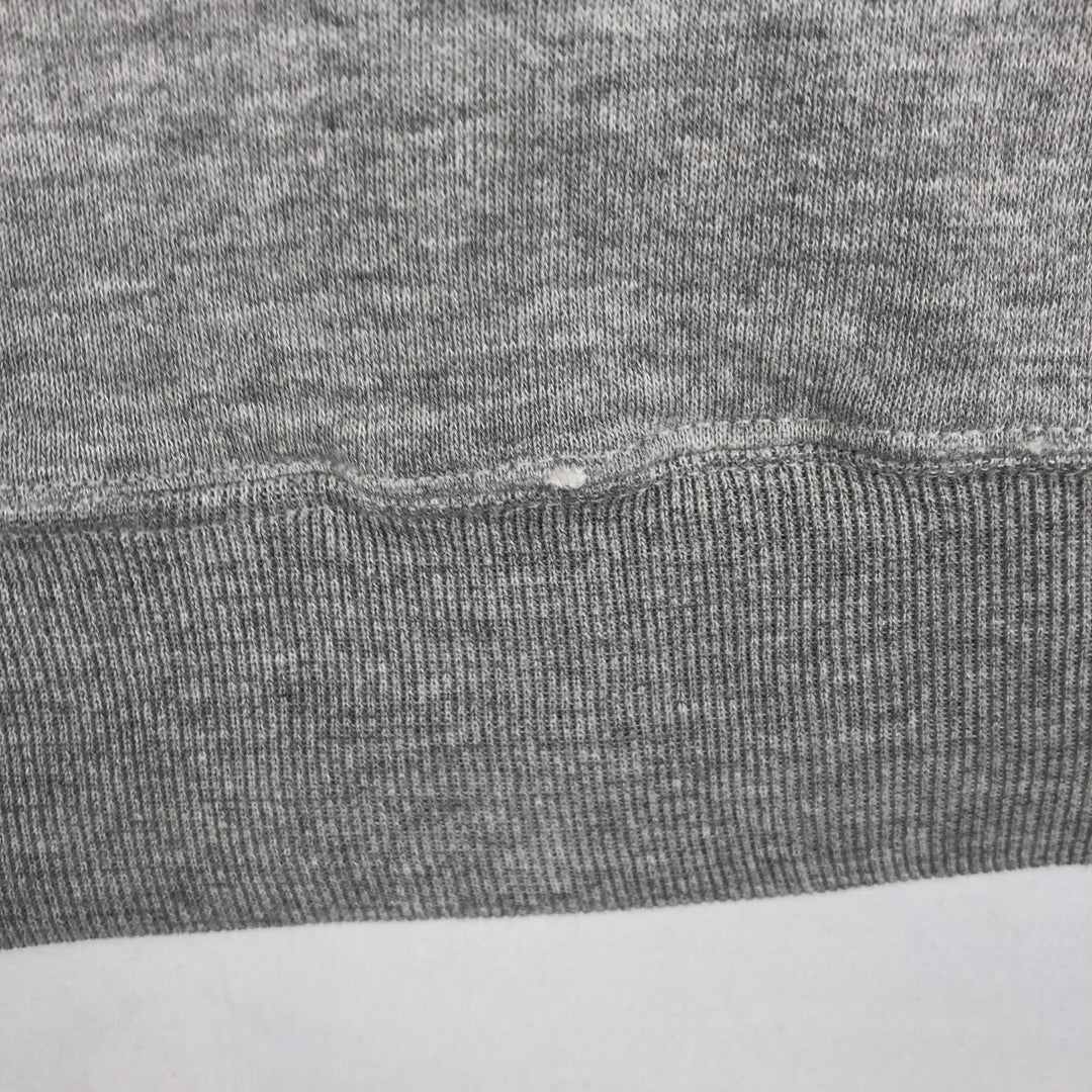 90'S Russell Half-Zip Sweatshirt, Men's XXL (approx.), Vintage polyester gray type Vintage Second Hand