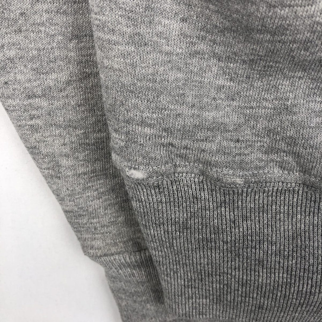 90'S Russell Half-Zip Sweatshirt, Men's XXL (approx.), Vintage polyester gray type Vintage Second Hand