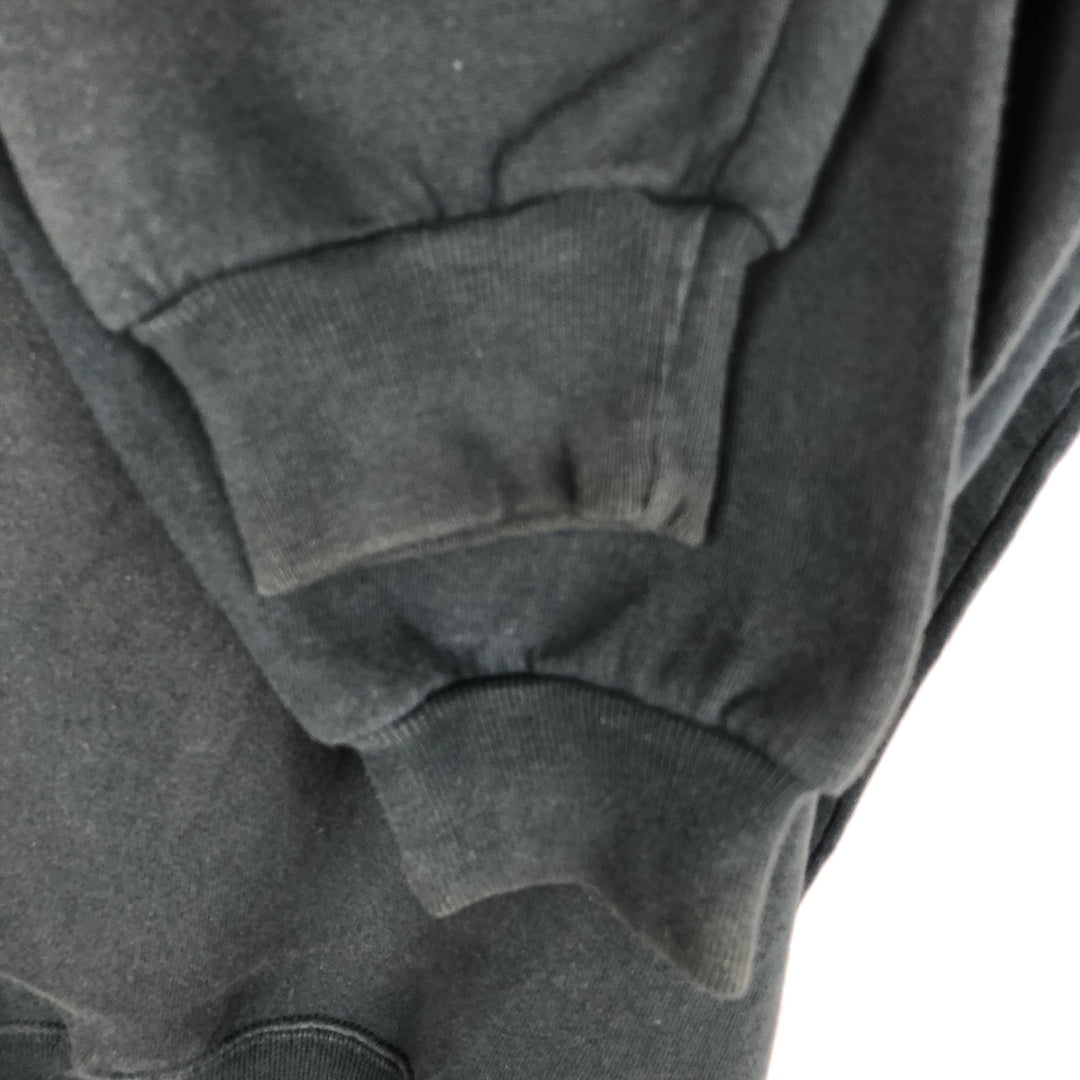 90'S Russell Half Zip Sweatshirt, Men's L Size Vintage cotton dark green Vintage Second Hand