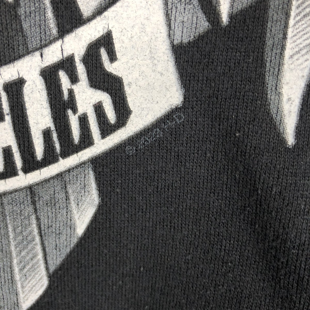 Harley-Davidson Eagle Pattern Skull Pattern Half-Zip Sweatshirt (Men's XL equivalent) cotton black type Vintage Second Hand