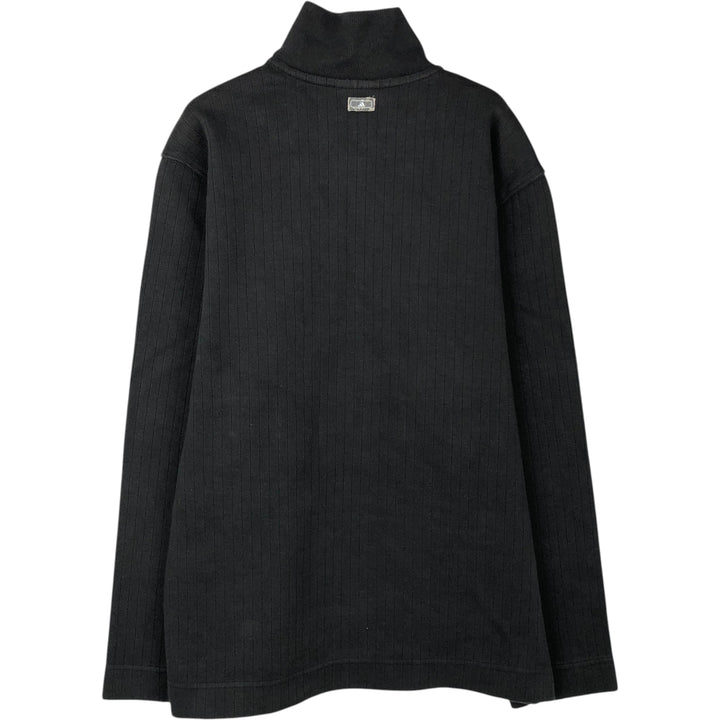 2000'S Adidas half-zip sweatshirt, men's size M (approx.) cotton black type Vintage Second Hand