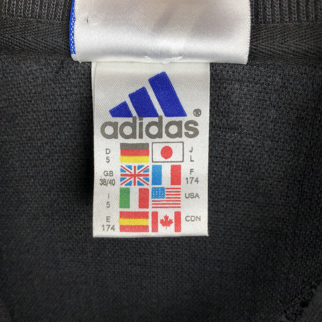 2000'S Adidas half-zip sweatshirt, men's size M (approx.) cotton black type Vintage Second Hand