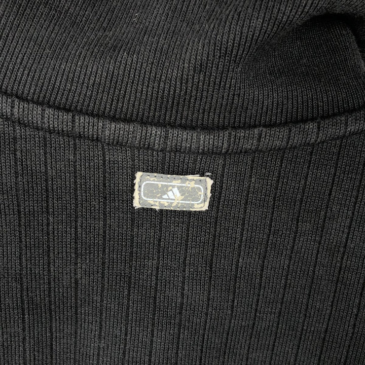 2000'S Adidas half-zip sweatshirt, men's size M (approx.) cotton black type Vintage Second Hand