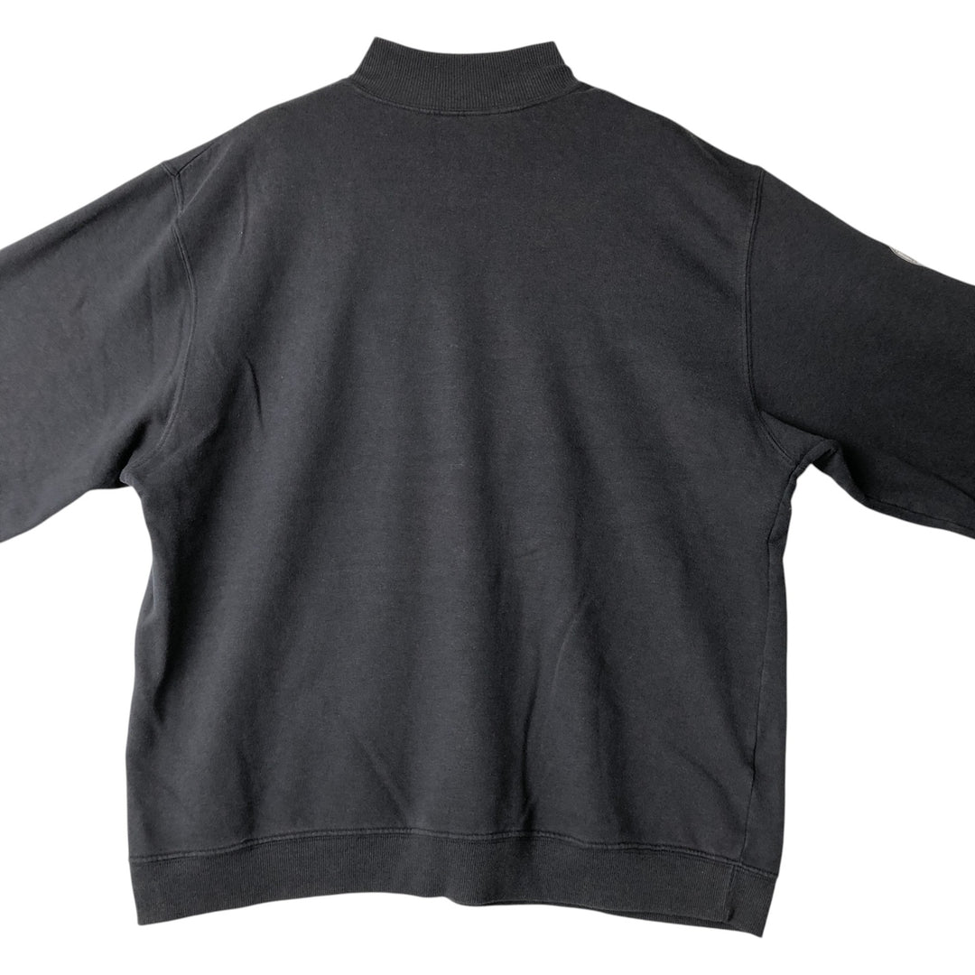 00'S Adidas Half-Zip Sweatshirt, Men's Size L cotton black type Vintage Second Hand