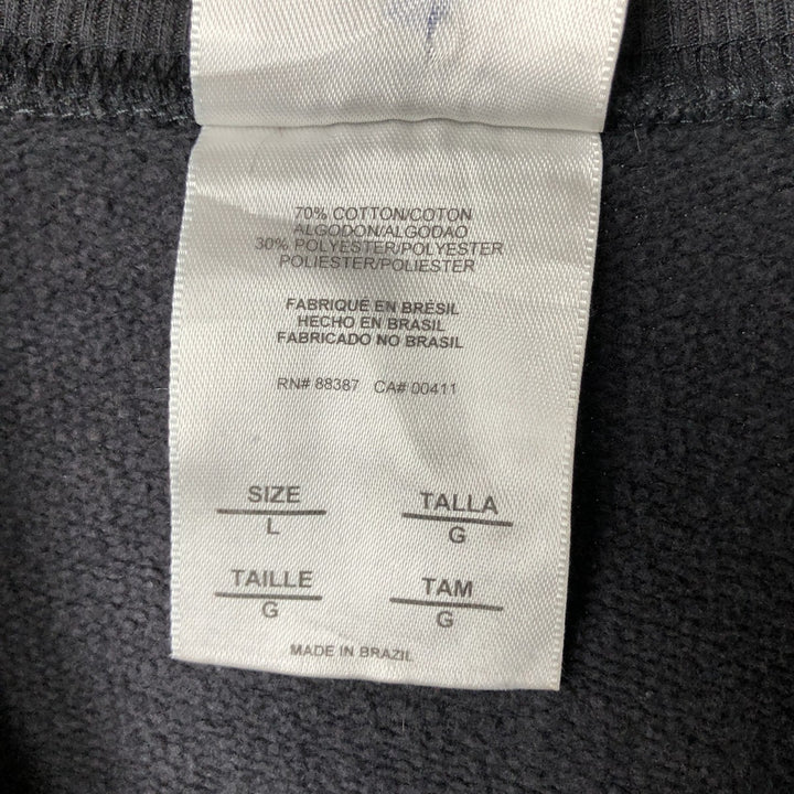 00'S Adidas Half-Zip Sweatshirt, Men's Size L cotton black type Vintage Second Hand