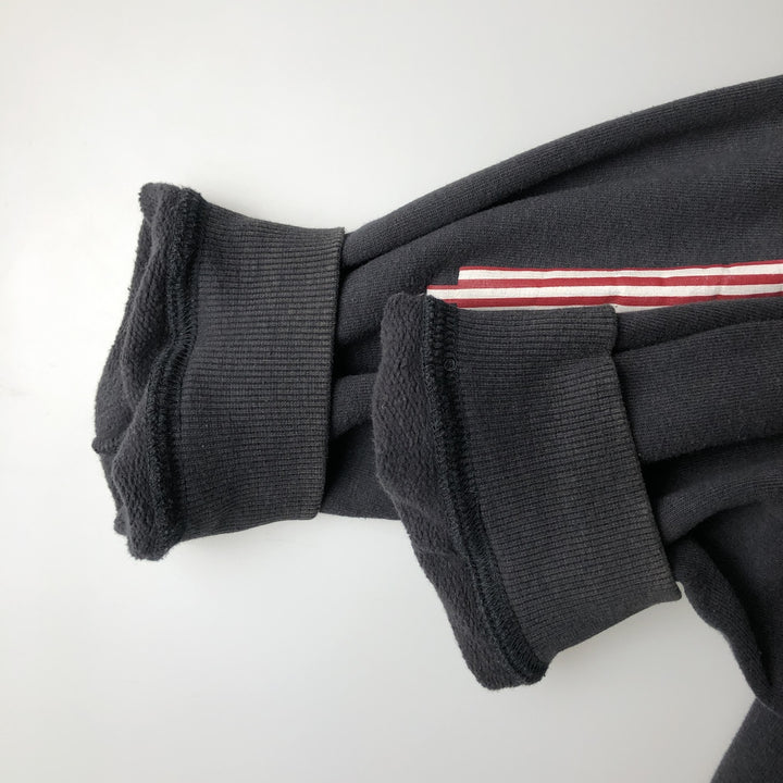 00'S Adidas Half-Zip Sweatshirt, Men's Size L cotton black type Vintage Second Hand