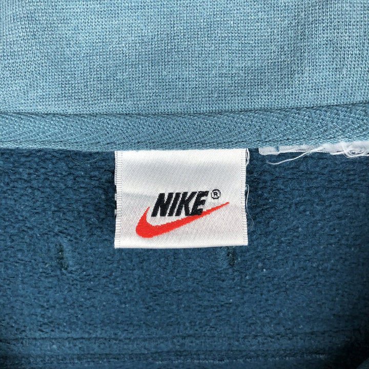 90s-era Nike half-zip sweatshirt, men's size XL equivalent, vintage. unclear Green type dark green Vintage Second Hand