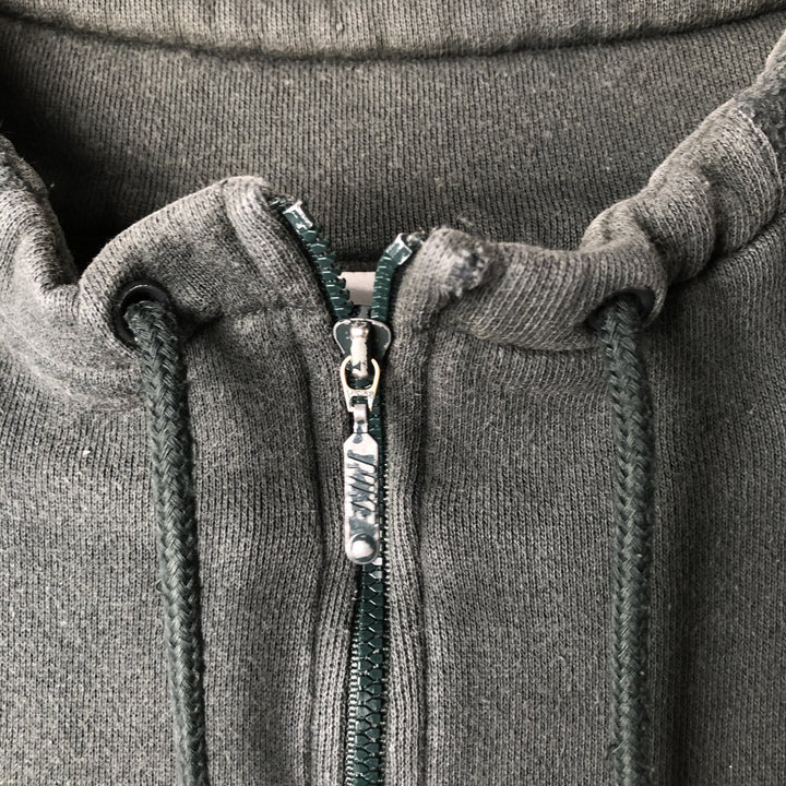 90'S Nike Half Zip Sweatshirt, Men's Size L, Vintage cotton Khaki type Vintage Second Hand
