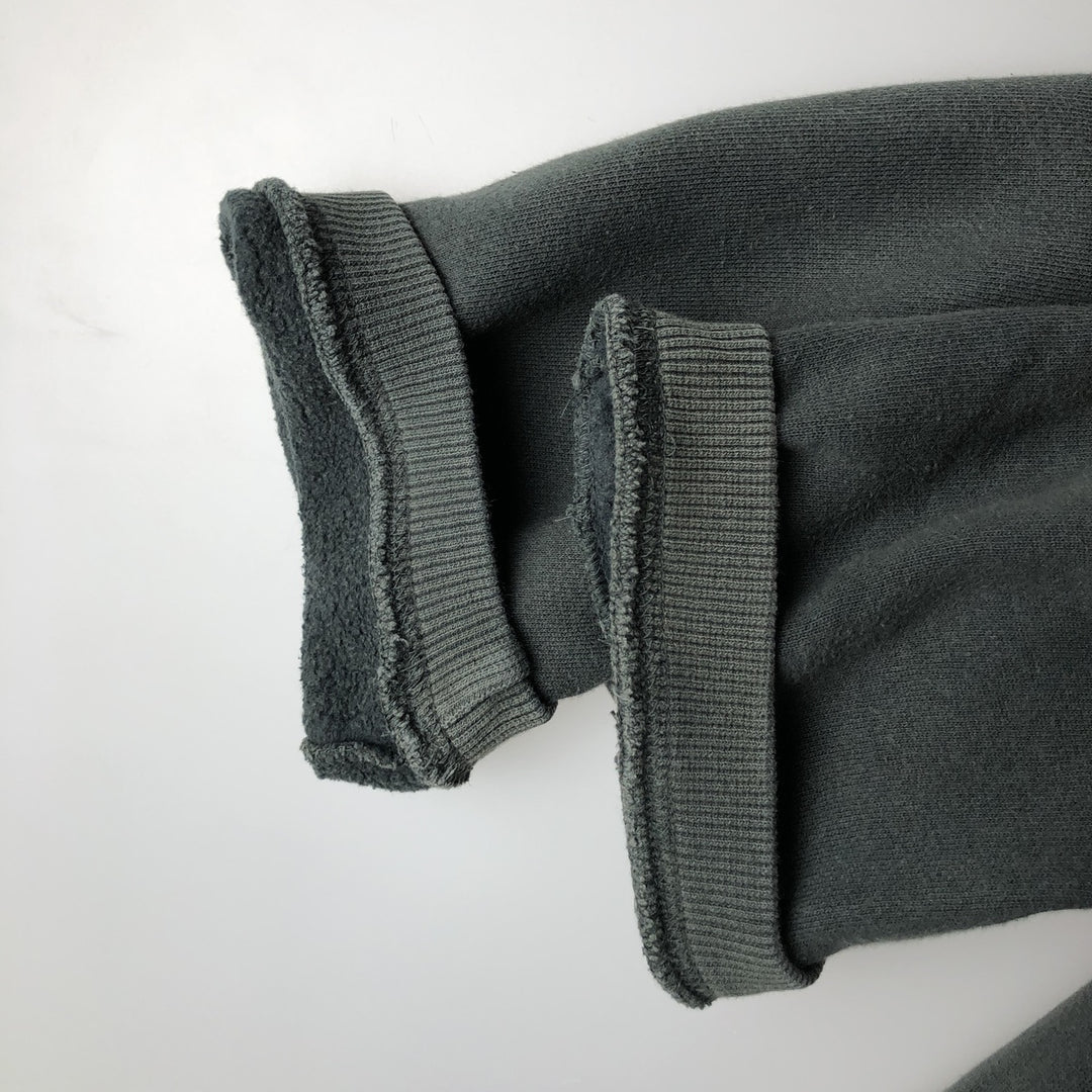 90'S Nike Half Zip Sweatshirt, Men's Size L, Vintage cotton Khaki type Vintage Second Hand