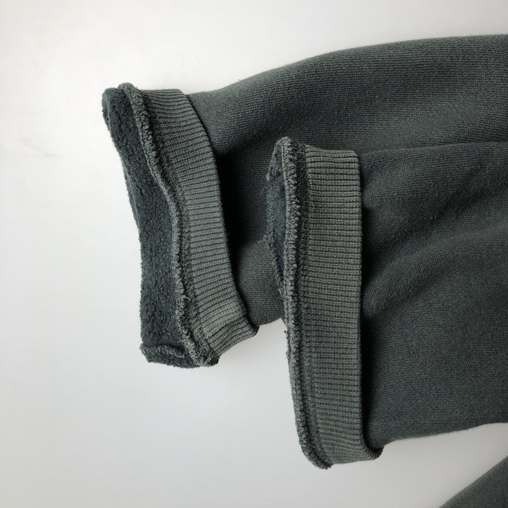 90'S Nike Half Zip Sweatshirt, Men's Size L, Vintage cotton Khaki type Vintage Second Hand