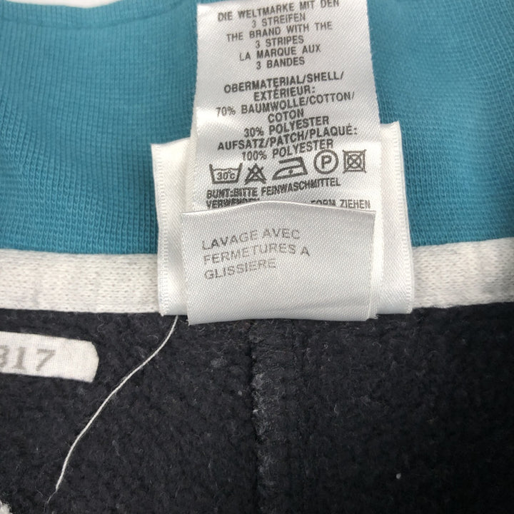 90s-00'S Adidas half-zip sweatshirt, men's size L (approx.) cotton gray type Vintage Second Hand
