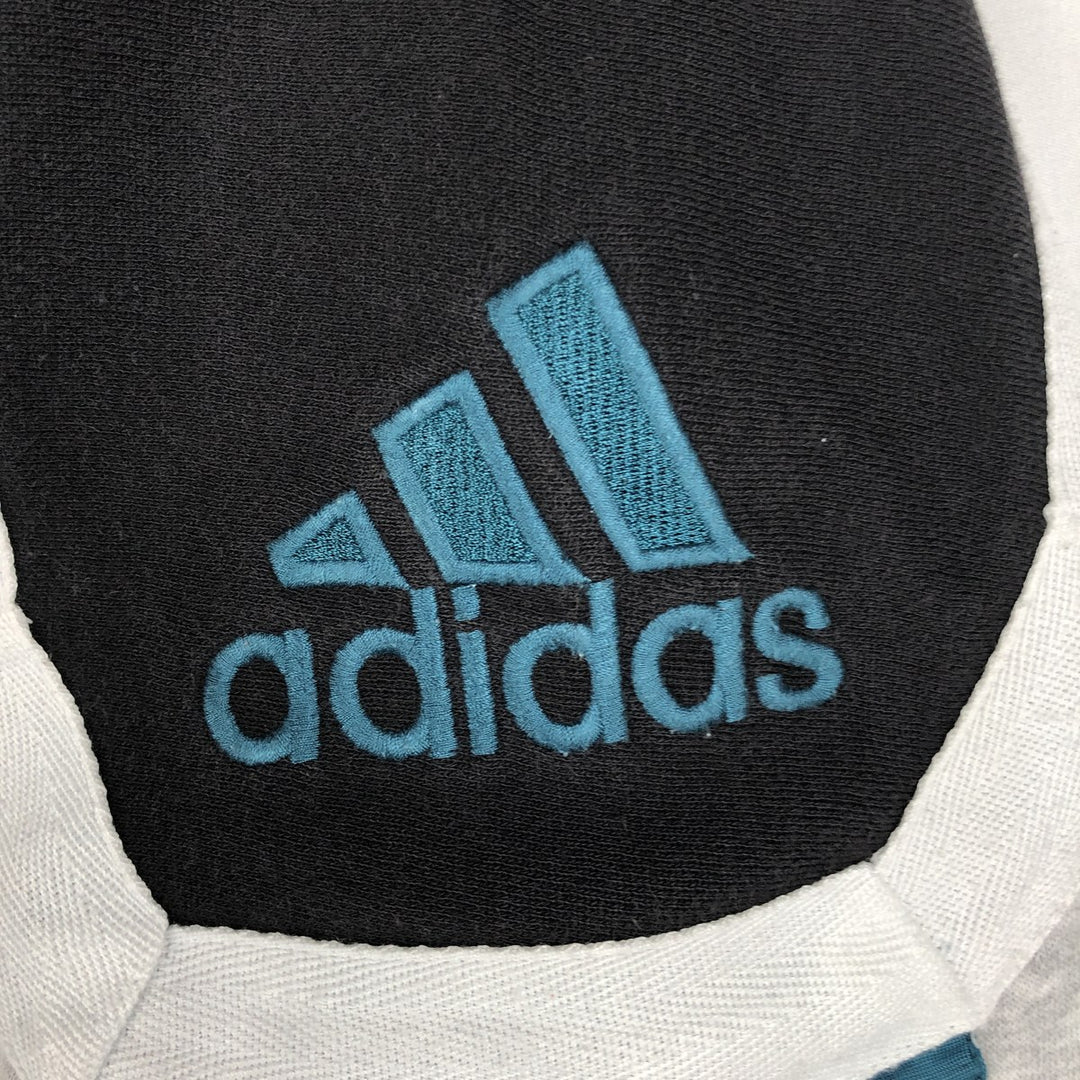 90s-00'S Adidas half-zip sweatshirt, men's size L (approx.) cotton gray type Vintage Second Hand