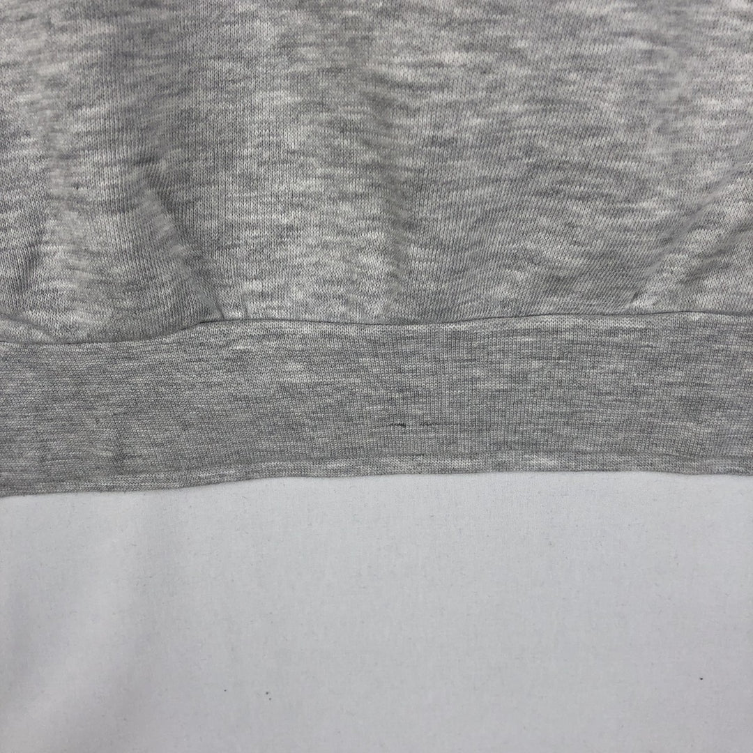 90s-00'S Adidas half-zip sweatshirt, men's size L (approx.) cotton gray type Vintage Second Hand