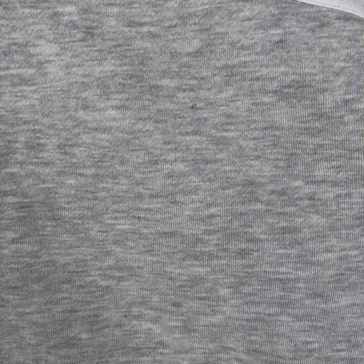 90s-00'S Adidas half-zip sweatshirt, men's size L (approx.) cotton gray type Vintage Second Hand