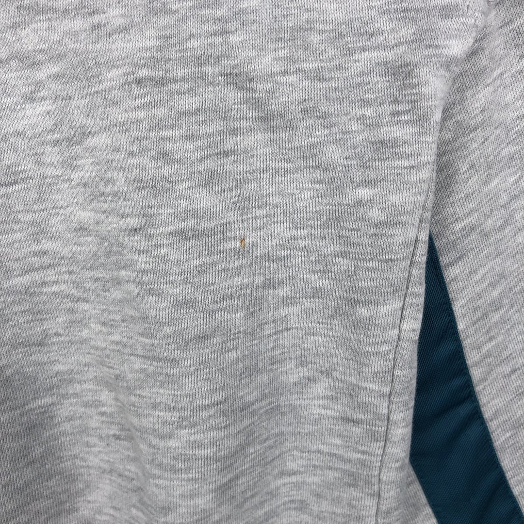 90s-00'S Adidas half-zip sweatshirt, men's size L (approx.) cotton gray type Vintage Second Hand