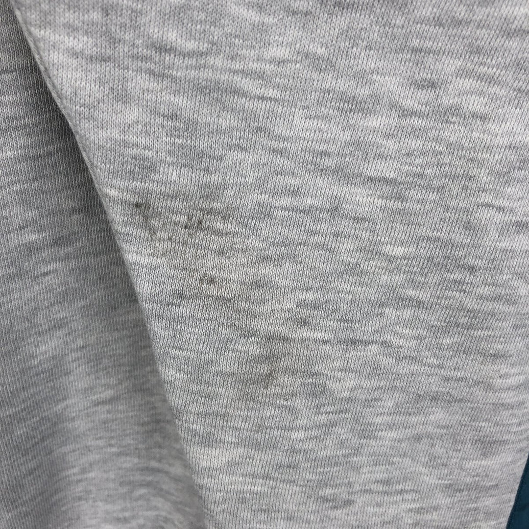 90s-00'S Adidas half-zip sweatshirt, men's size L (approx.) cotton gray type Vintage Second Hand
