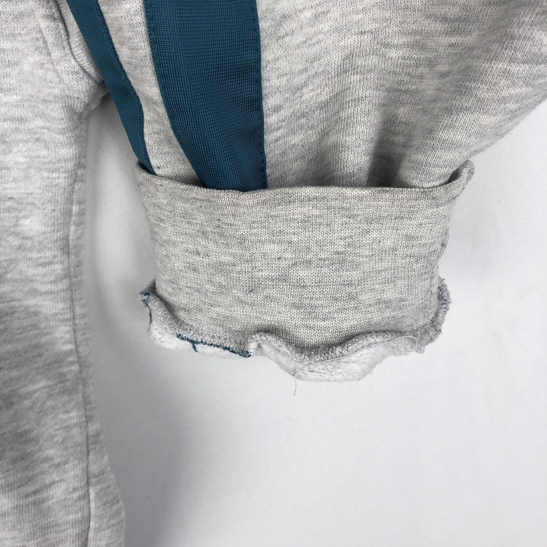90s-00'S Adidas half-zip sweatshirt, men's size L (approx.) cotton gray type Vintage Second Hand