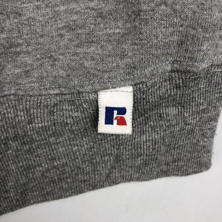 90'S Russell Two-Tone Half-Zip Sweatshirt, Made in USA, Men's XL (approx.), Vintage cotton black type Vintage Second Hand