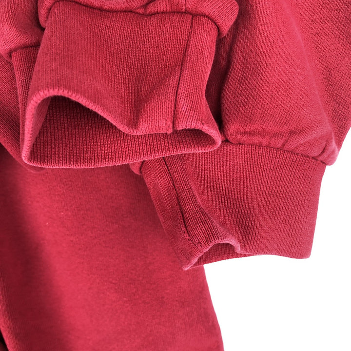 Vintage 90'S Nike half-zip sweatshirt, size M, men's cotton Red type red-purple Vintage Second Hand