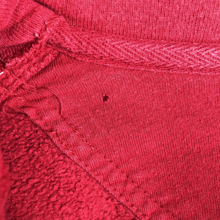 Vintage 90'S Nike half-zip sweatshirt, size M, men's cotton Red type red-purple Vintage Second Hand