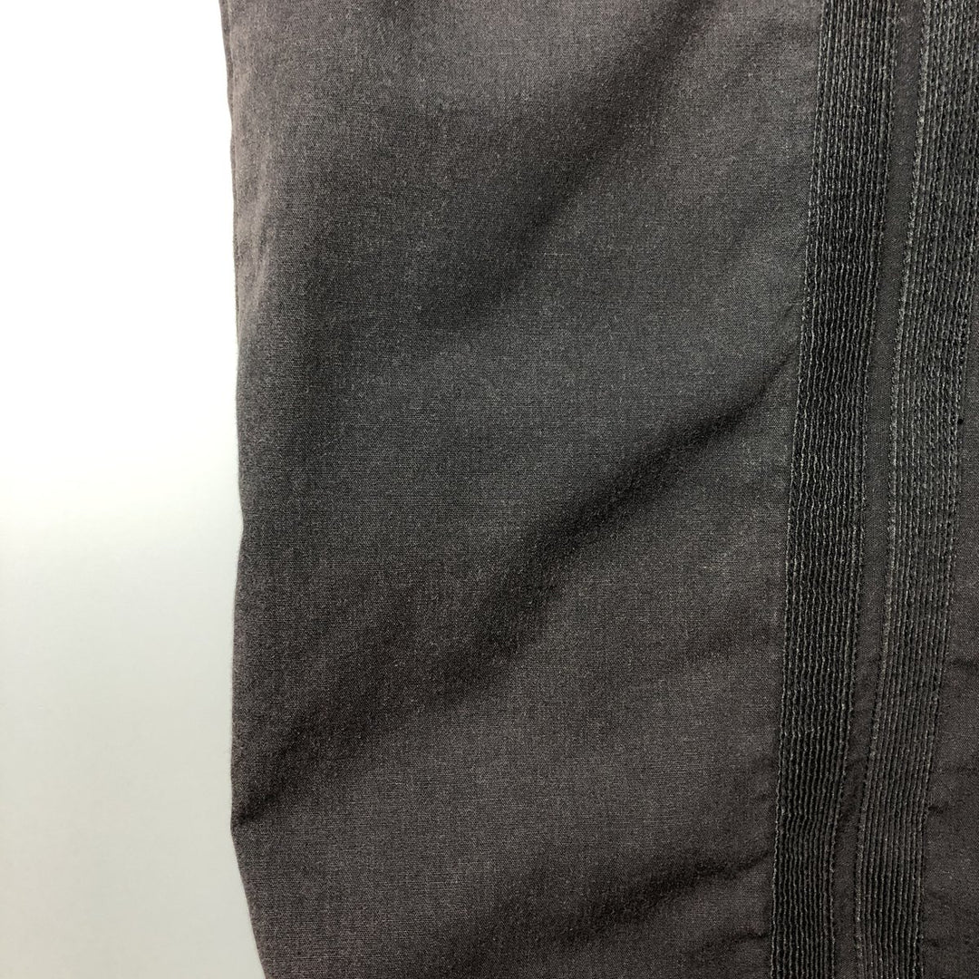 GUAYABERA YUCATECA Short-Sleeve Open-Collar Mexican Shirt, Cuban Shirt, Boxy Shirt, Men's XXL Equivalent cotton black type Vintage Second Hand
