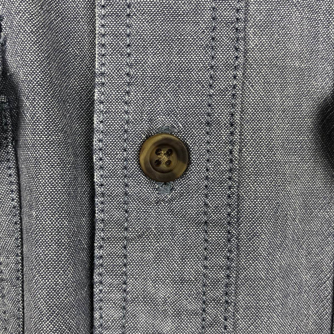Carhartt Relaxed Fit Short Sleeve Work Shirt, Men's Size Medium cotton navy blue type Vintage Second Hand
