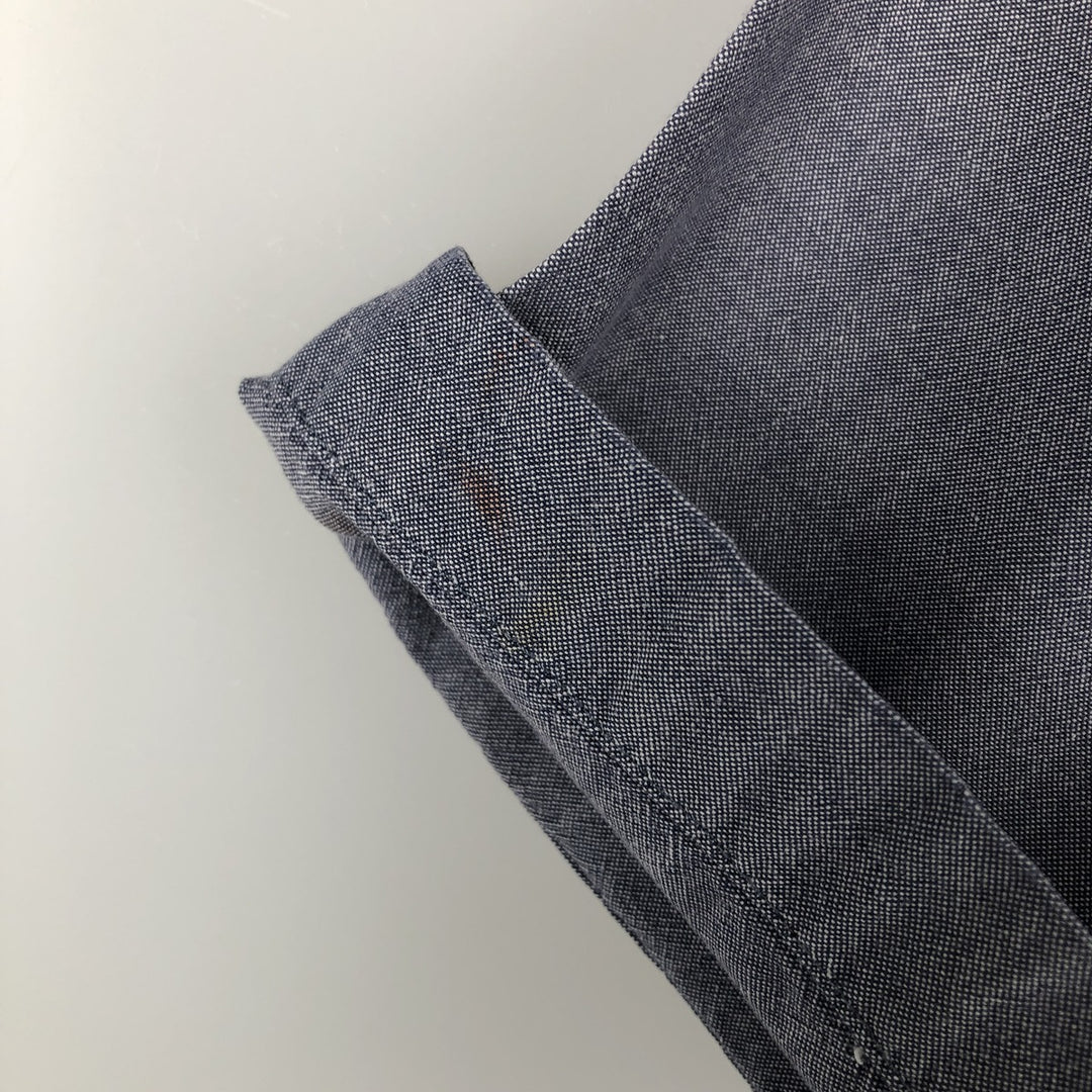 Carhartt Relaxed Fit Short Sleeve Work Shirt, Men's Size Medium cotton navy blue type Vintage Second Hand