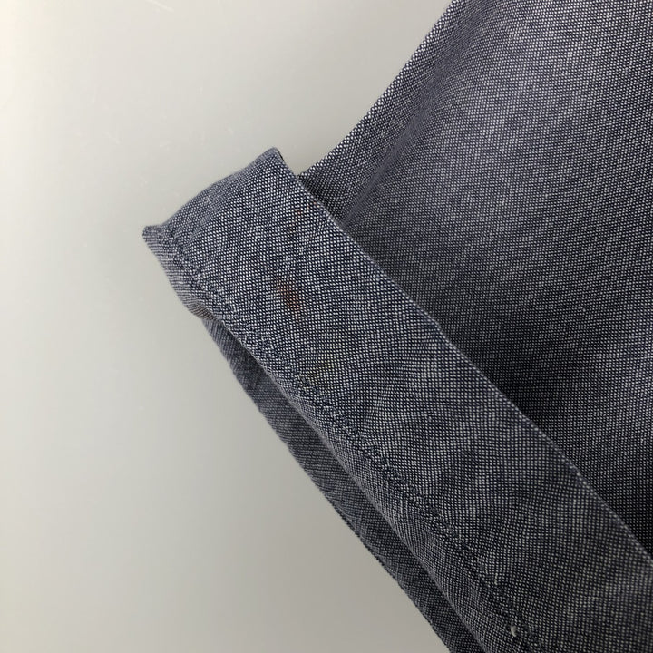 Carhartt Relaxed Fit Short Sleeve Work Shirt, Men's Size Medium cotton navy blue type Vintage Second Hand