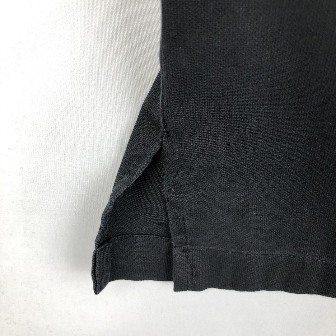 Harley-Davidson Stars and Stripes Pattern Back Logo Open Collar Short Sleeve Work Shirt Box Shirt Men's XXL Equivalent unclear black type Vintage Second Hand