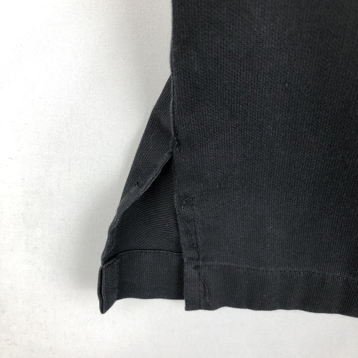 Harley-Davidson Stars and Stripes Pattern Back Logo Open Collar Short Sleeve Work Shirt Box Shirt Men's XXL Equivalent unclear black type Vintage Second Hand