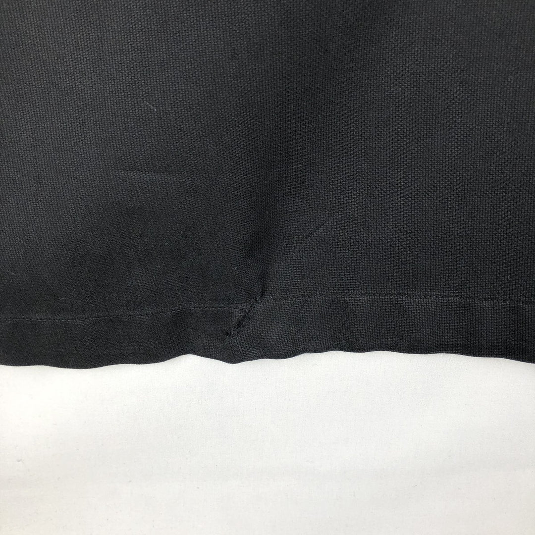 Harley-Davidson Stars and Stripes Pattern Back Logo Open Collar Short Sleeve Work Shirt Box Shirt Men's XXL Equivalent unclear black type Vintage Second Hand