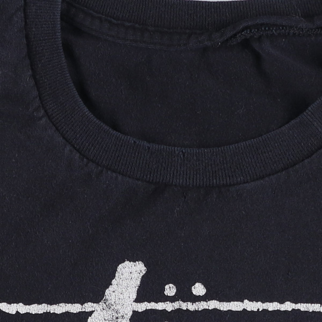 STUSSY surf skate T-shirt, size M for men unclear black type Vintage Second Hand