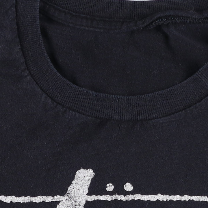 STUSSY surf skate T-shirt, size M for men unclear black type Vintage Second Hand