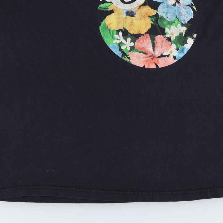 STUSSY surf skate T-shirt, size M for men unclear black type Vintage Second Hand