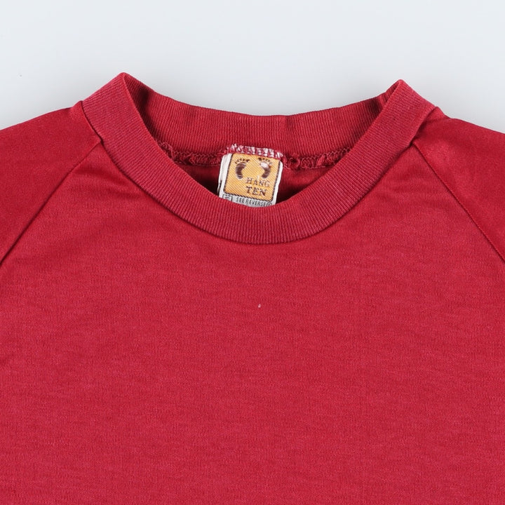70s-era Hang Ten surf/skate t-shirt, men's size S (approx.), vintage. unclear wine-red Vintage Second Hand