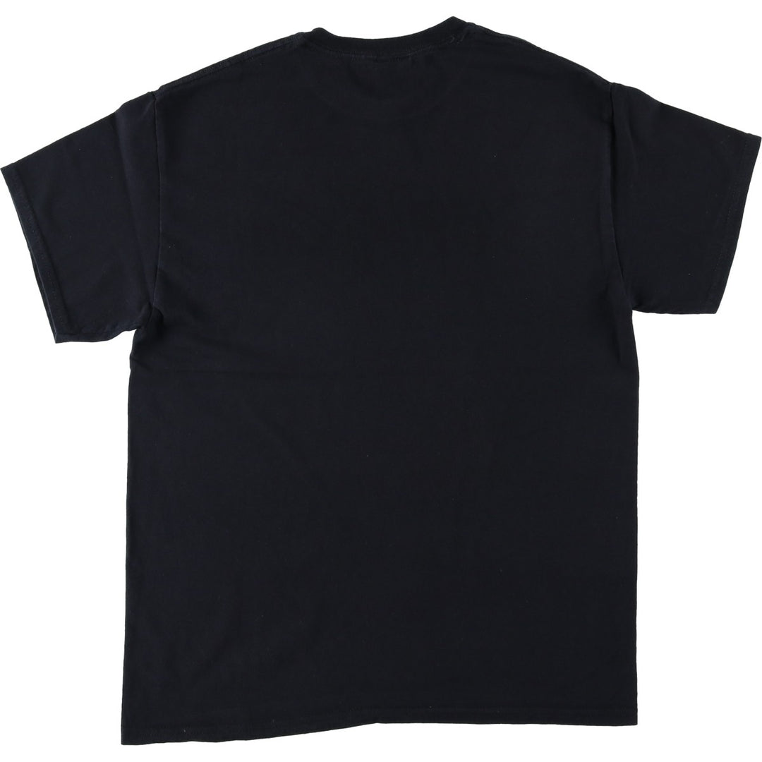Thrasher Fire Pattern Logo Print T-Shirt, Men's Size M (approx.) cotton black type Vintage Second Hand
