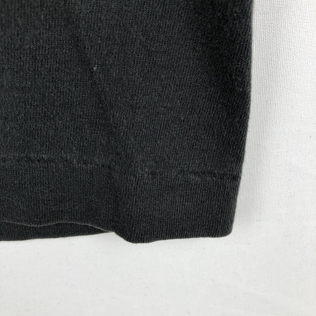90'S BVD Plain Pocket T-Shirt Made in USA Men's Size L Vintage cotton black type Vintage Second Hand