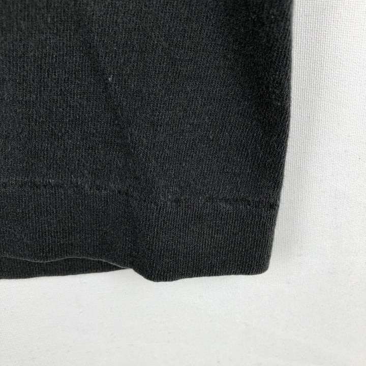 90'S BVD Plain Pocket T-Shirt Made in USA Men's Size L Vintage cotton black type Vintage Second Hand