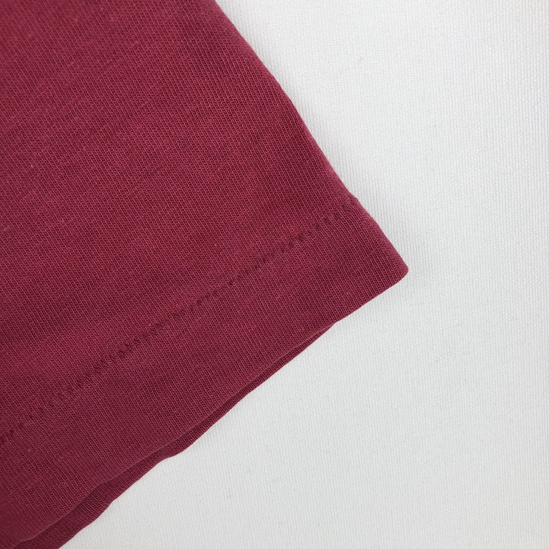 90'S Town Craft Plain Pocket T-Shirt, Made in USA, Men's Size L (Equivalent), Vintage cotton pink type Vintage Second Hand