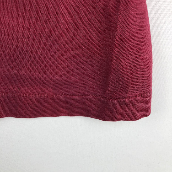 90'S Town Craft Plain Pocket T-Shirt, Made in USA, Men's Size L (Equivalent), Vintage cotton pink type Vintage Second Hand