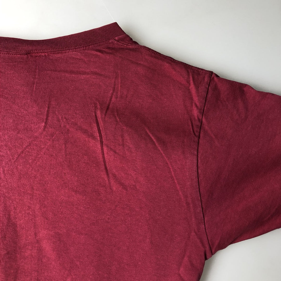90'S Town Craft Plain Pocket T-Shirt, Made in USA, Men's Size L (Equivalent), Vintage cotton pink type Vintage Second Hand