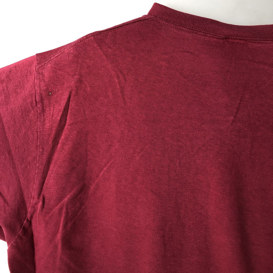 90'S Town Craft Plain Pocket T-Shirt, Made in USA, Men's Size L (Equivalent), Vintage cotton pink type Vintage Second Hand