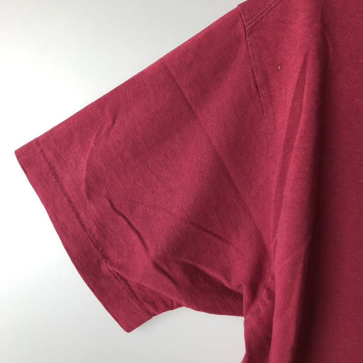 90'S Town Craft Plain Pocket T-Shirt, Made in USA, Men's Size L (Equivalent), Vintage cotton pink type Vintage Second Hand