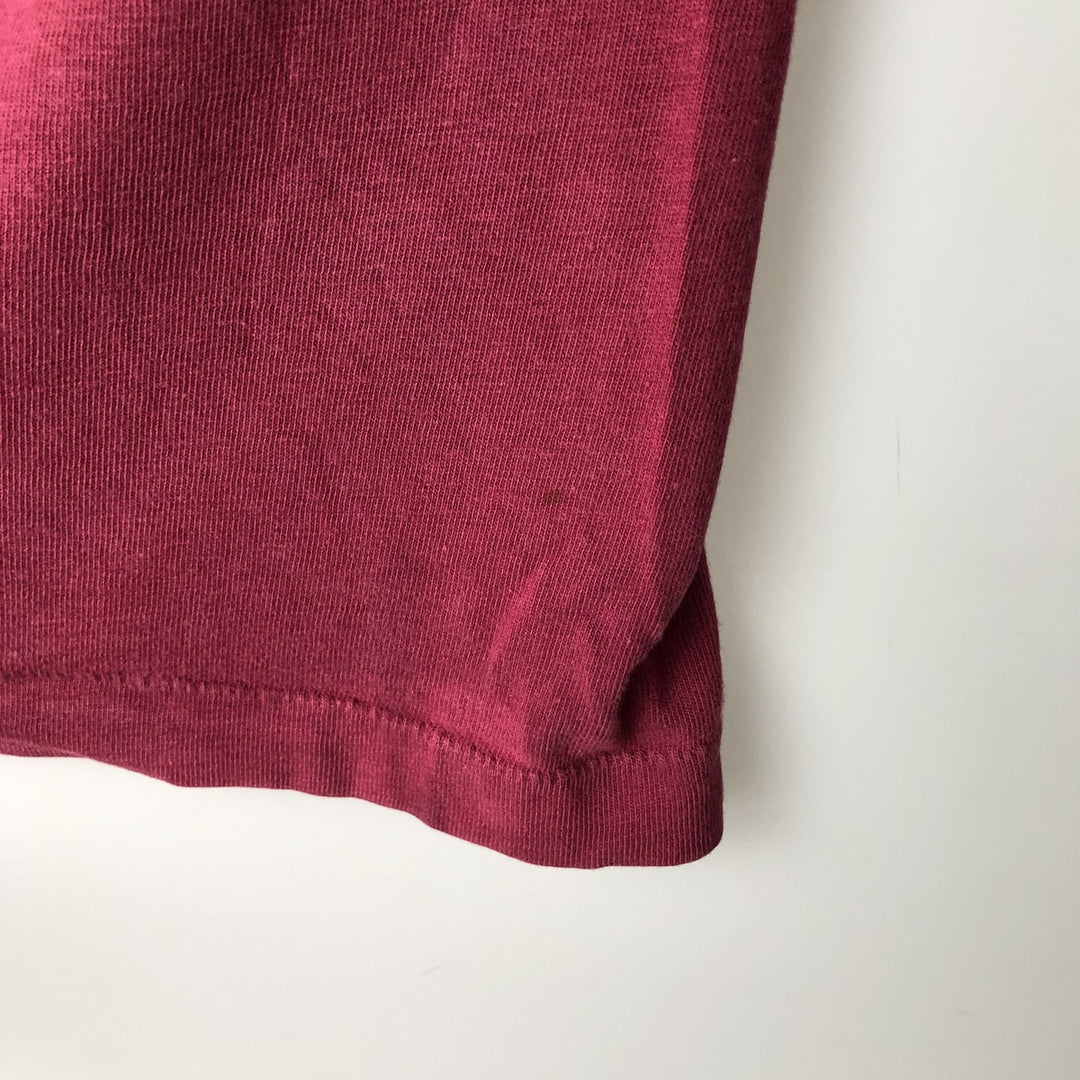 90'S Town Craft Plain Pocket T-Shirt, Made in USA, Men's Size L (Equivalent), Vintage cotton pink type Vintage Second Hand