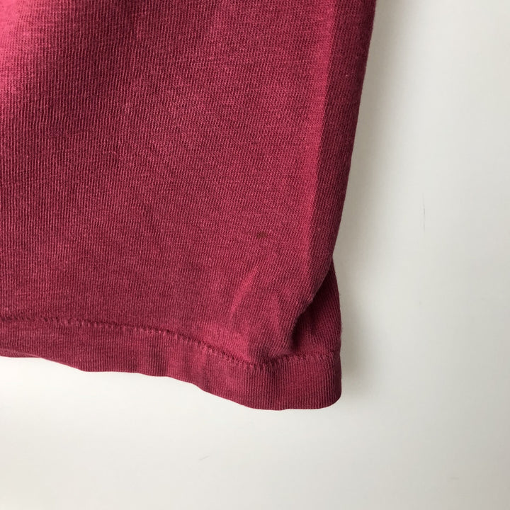 90'S Town Craft Plain Pocket T-Shirt, Made in USA, Men's Size L (Equivalent), Vintage cotton pink type Vintage Second Hand
