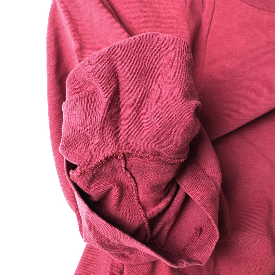 90'S Town Craft Plain Pocket T-Shirt, Made in USA, Men's Size L (Equivalent), Vintage cotton pink type Vintage Second Hand