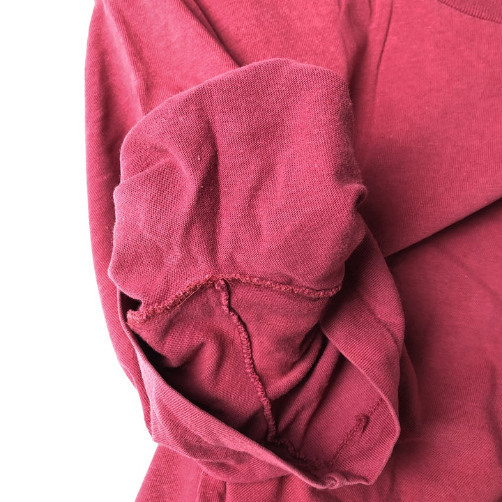 90'S Town Craft Plain Pocket T-Shirt, Made in USA, Men's Size L (Equivalent), Vintage cotton pink type Vintage Second Hand