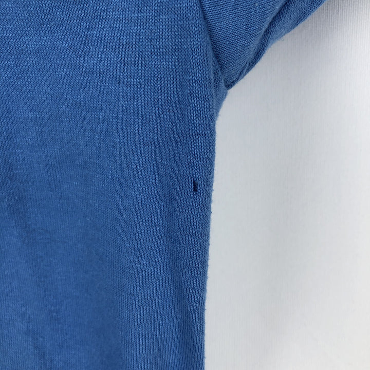 90'S Russell Plain T-shirt Made in USA Men's XL Vintage cotton Blue type light blue Vintage Second Hand